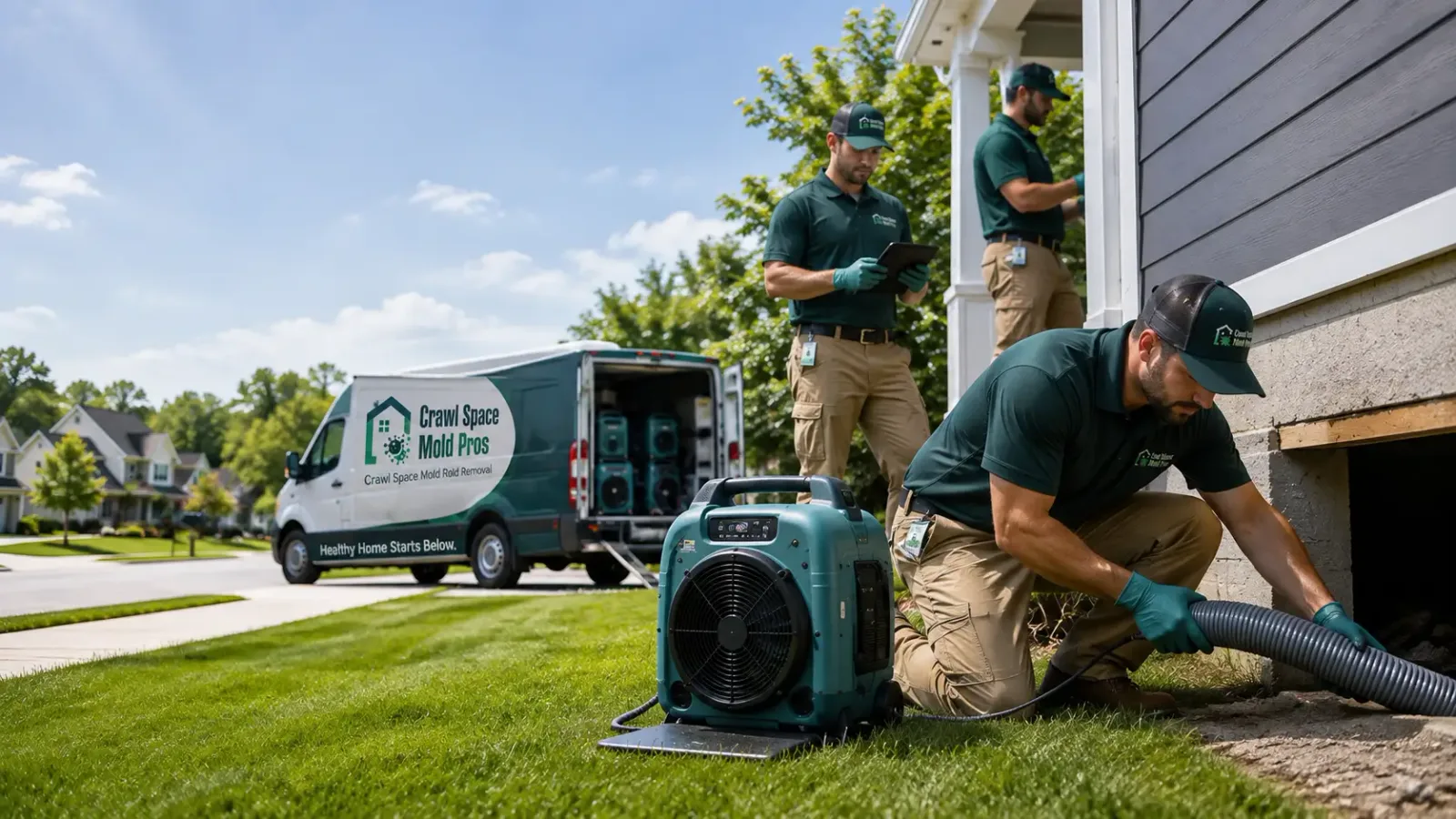 Crawl Space Mold Removal in Walsh, IL